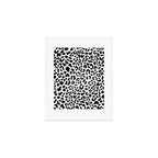 Black & White Leopard Skin Art Print Gallery Image 1