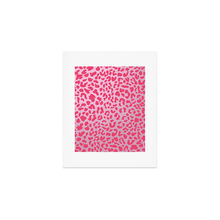 Candy Pink Leopard Art Print Gallery Image 1