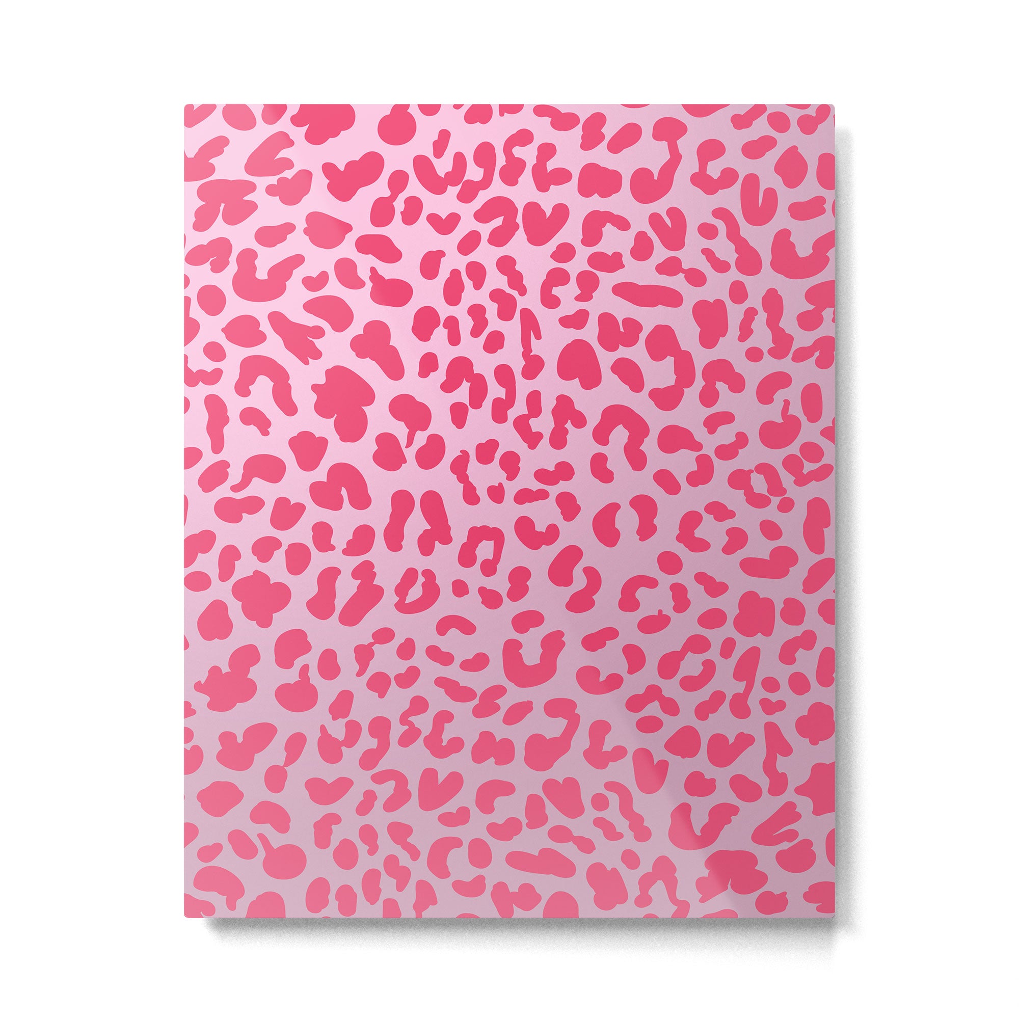 Candy Pink Leopard Metal Print Gallery Image 6