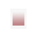 Dusty Rose Gradient Color Art Print Gallery Image 1