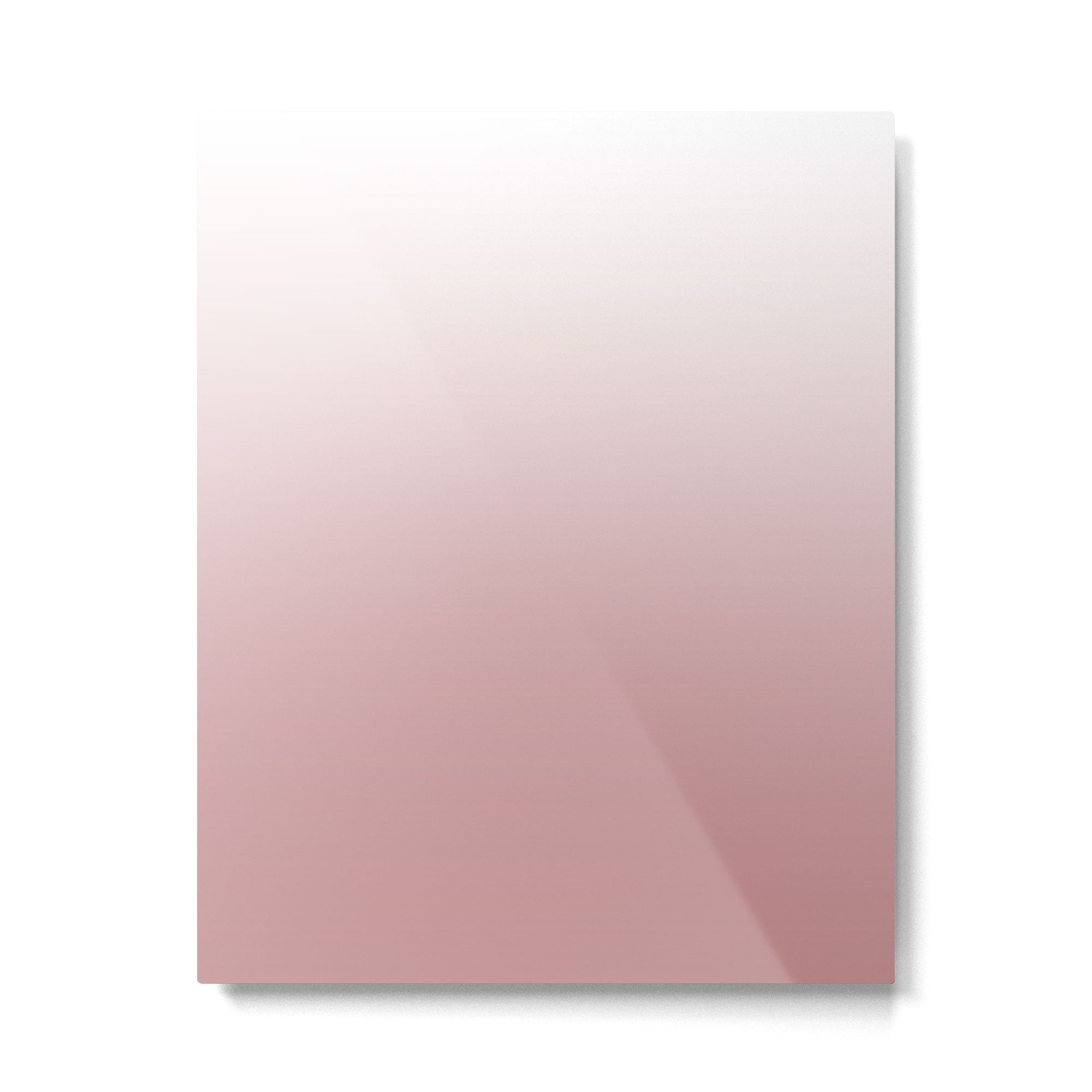 Dusty Rose Gradient Color Metal Print Gallery Image 6