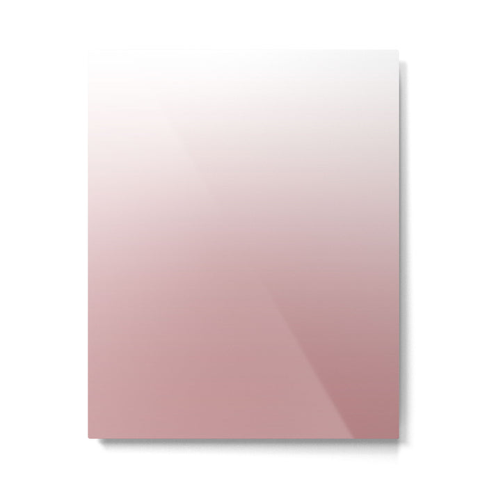 Dusty Rose Gradient Color Metal Print Gallery Image 1