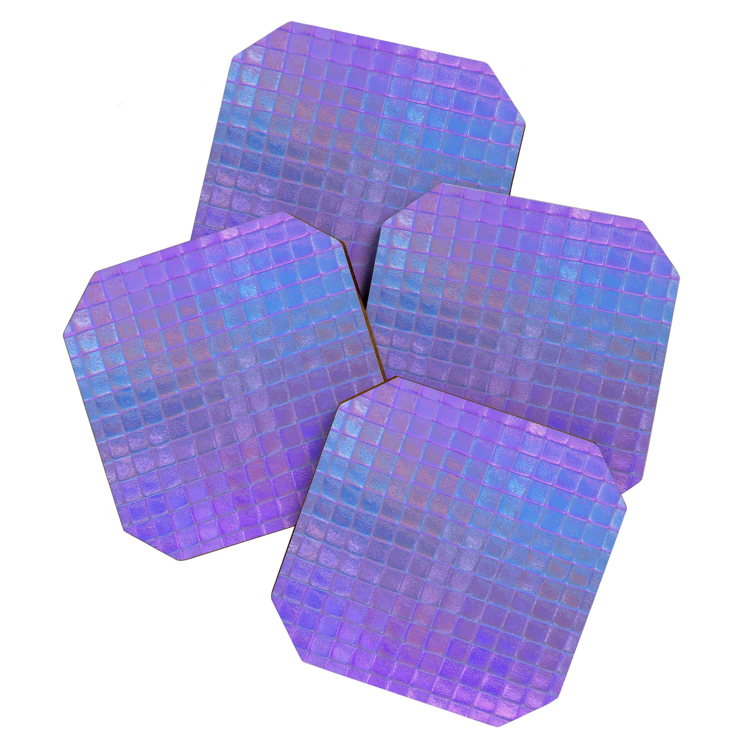 Iridescent Squares Coaster Gallery Image 1