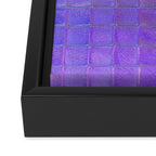Iridescent Squares Framed Canvas Print Gallery Image 3