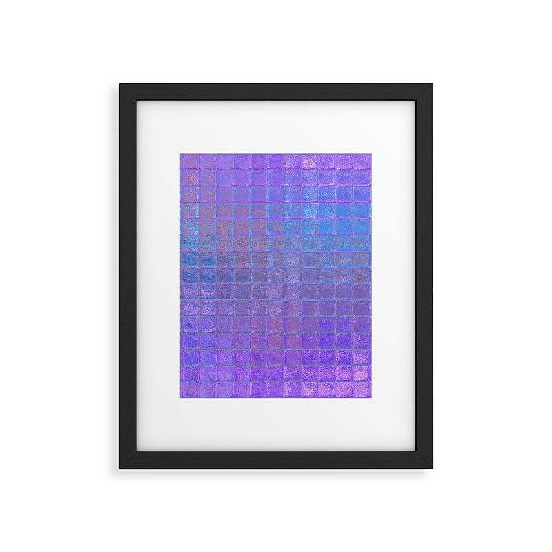 Iridescent Squares Framed Art Print Gallery Image 6