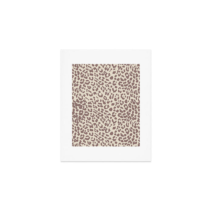 Light Tan Leopard Art Print Gallery Image 1
