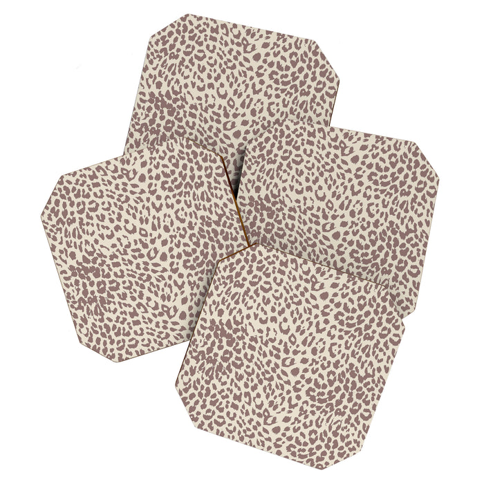 Light Tan Leopard Coaster Gallery Image 1