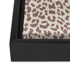 Light Tan Leopard Framed Canvas Print Gallery Image 3