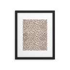 Light Tan Leopard Framed Art Print Gallery Image 6