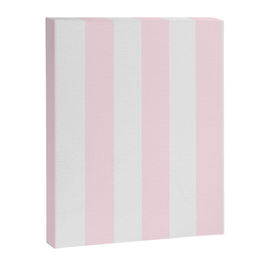 Luxury Striped Pastel Pink Canvas Print Gallery Image 8