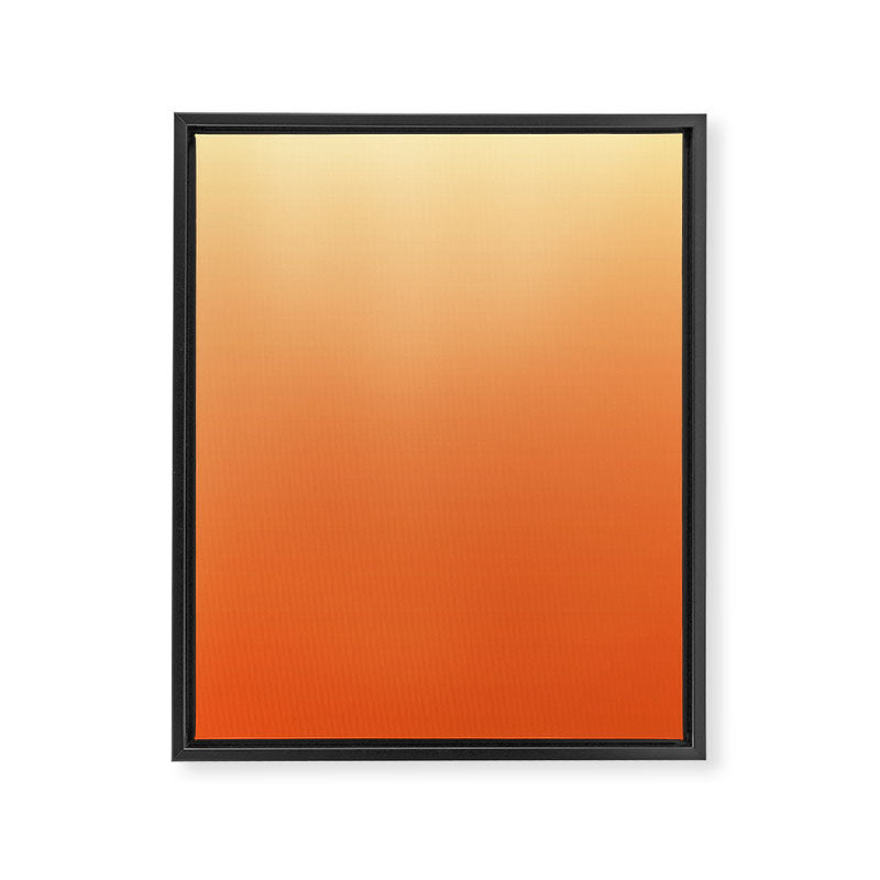 Orange Ombre Framed Canvas Print Gallery Image 8