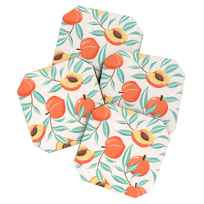 Peachy Pattern Coaster Gallery Image 1