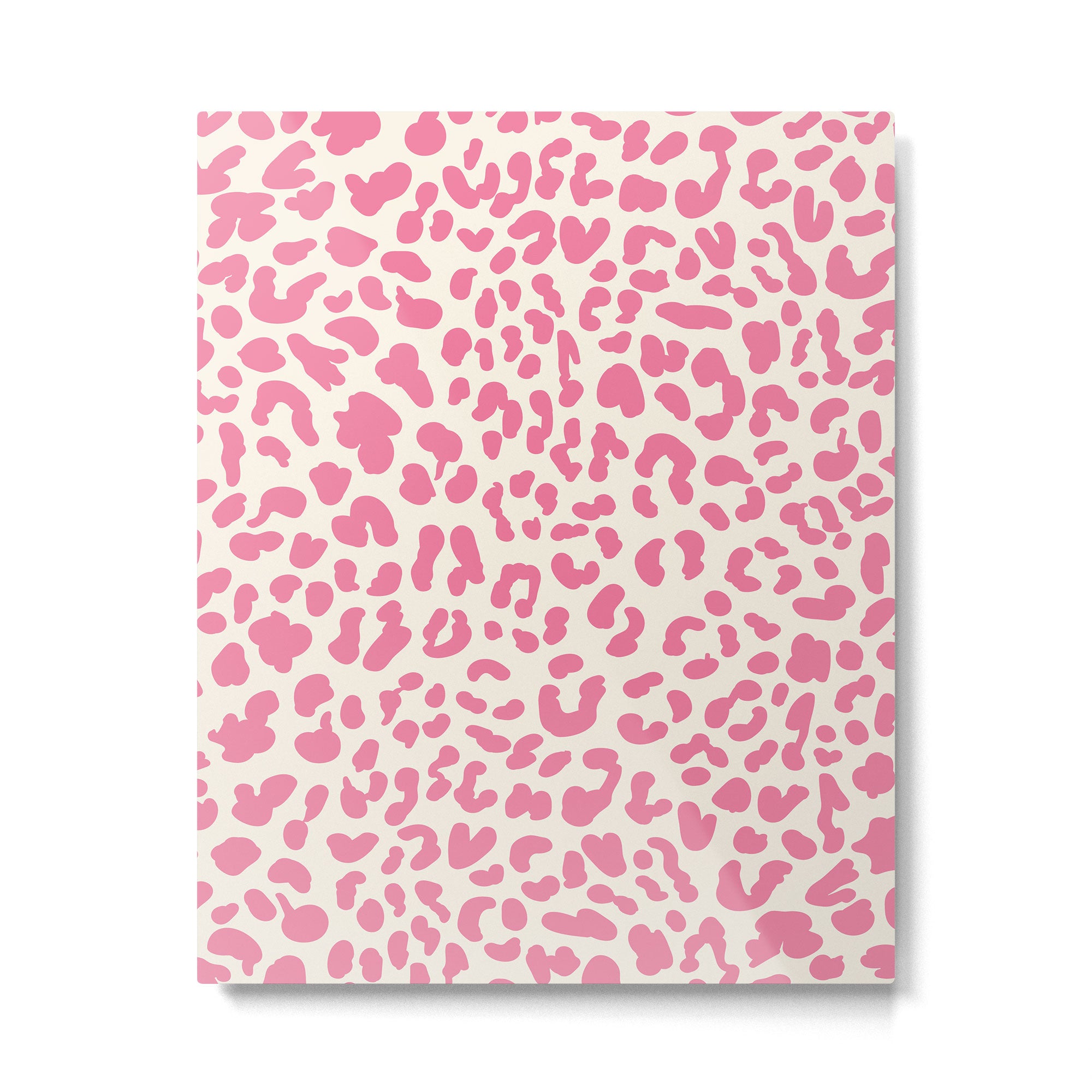 Pink Leopard Print Metal Print Gallery Image 6