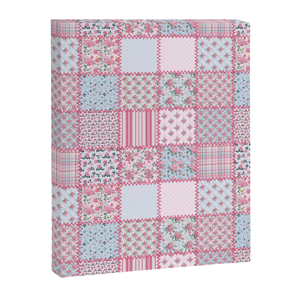 Pretty Pastel Patchwork Canvas Print Gallery Image 8