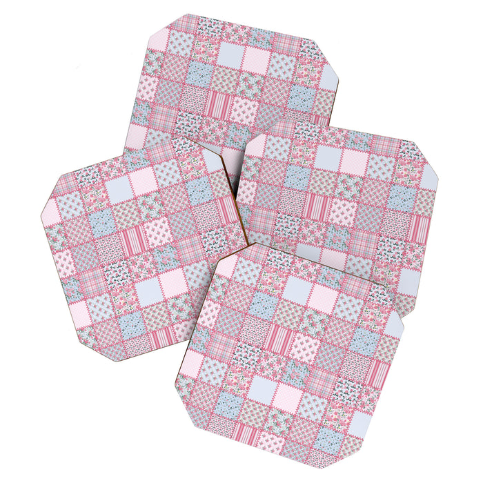 Pretty Pastel Patchwork Coaster Gallery Image 1