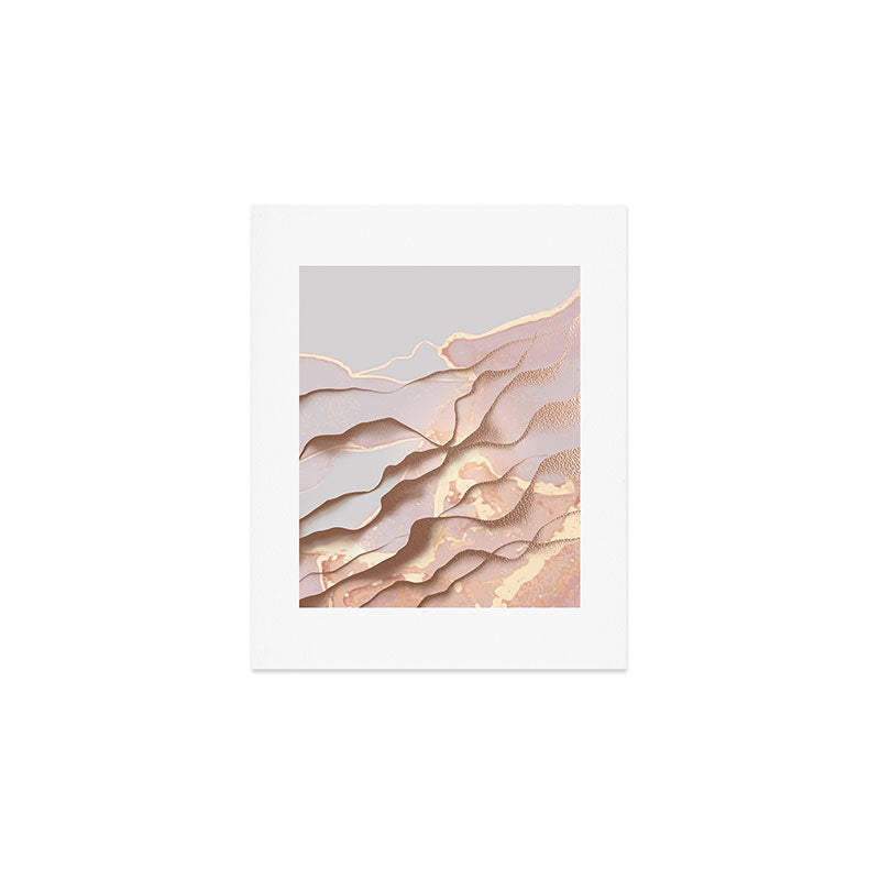 Rose Gold Sands Art Print Gallery Image 1
