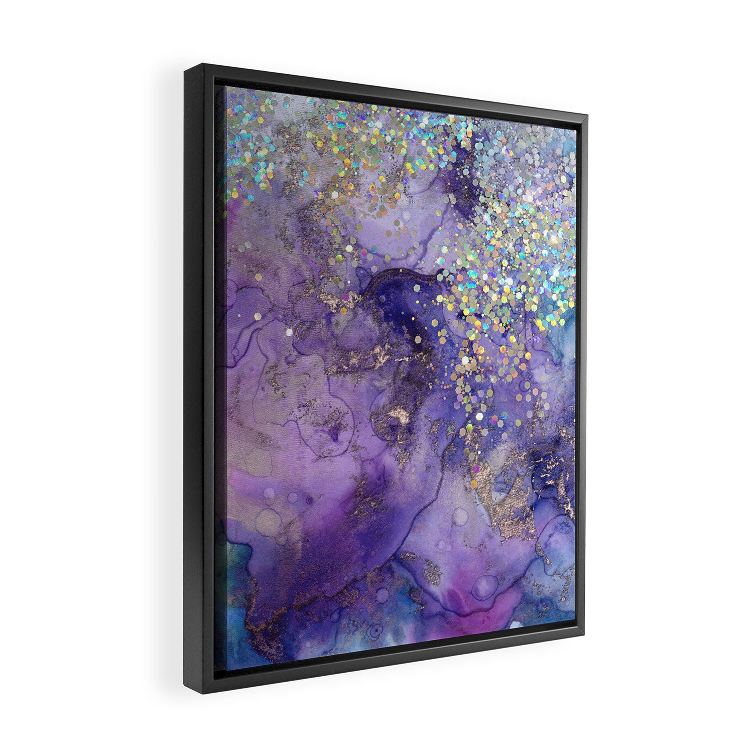 Watercolor Magic Framed Canvas Print Gallery Image 2