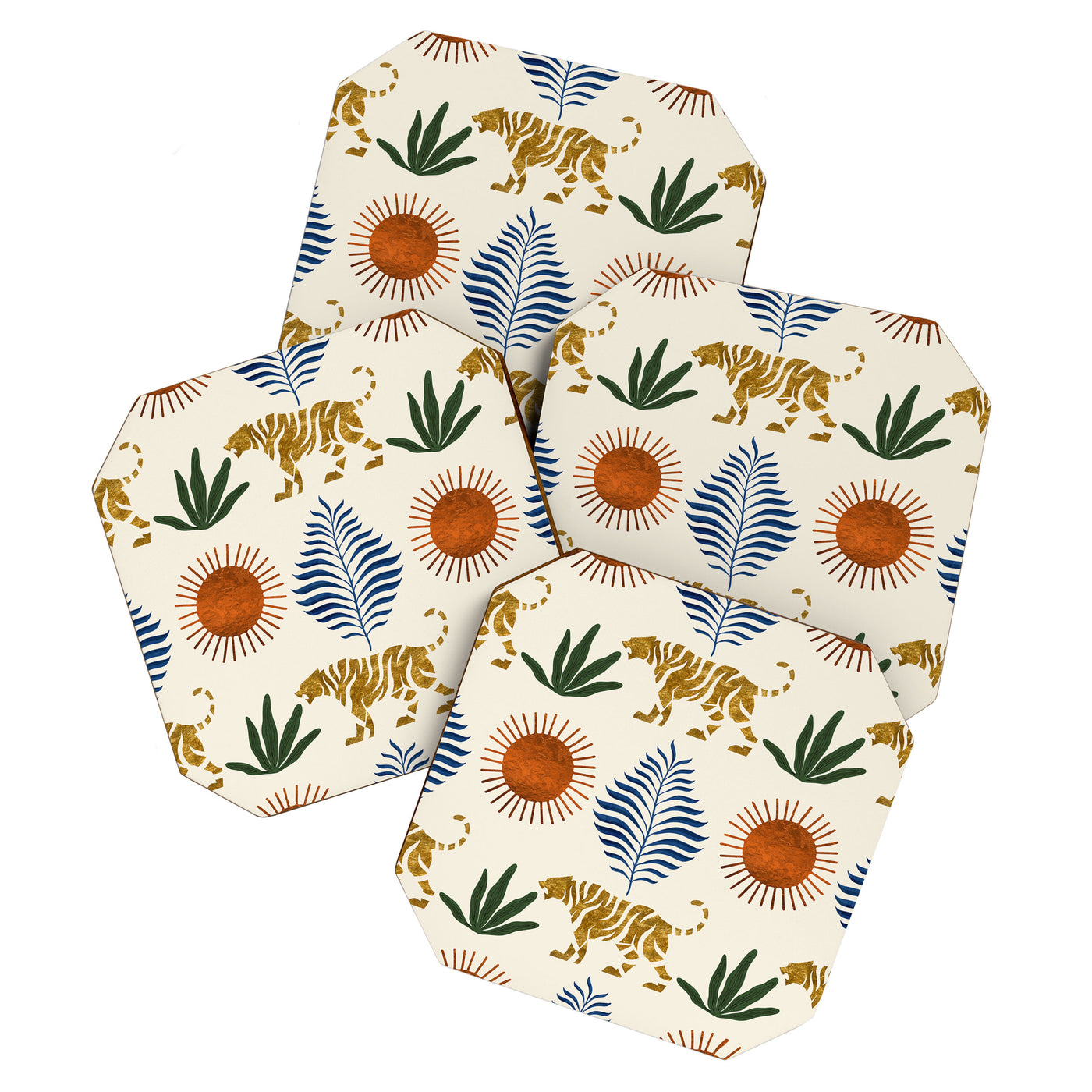 Jungle Tiger Print Coaster
