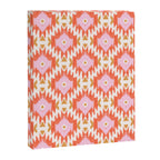 Orange Boho Ikat Pattern Canvas Print Gallery Image 8