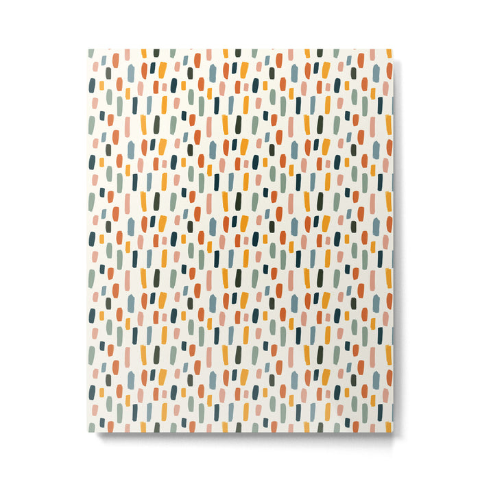 Rainbow Confetti Pattern Metal Print Gallery Image 1