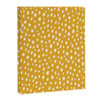 Yellow Polka Dot Spotted Pattern Abstract Print Dots Canvas Print Gallery Image 8