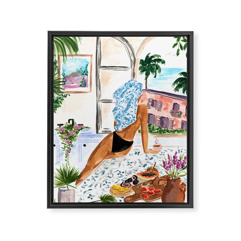 A Peaceful Morning Framed Canvas Print Gallery Image 6