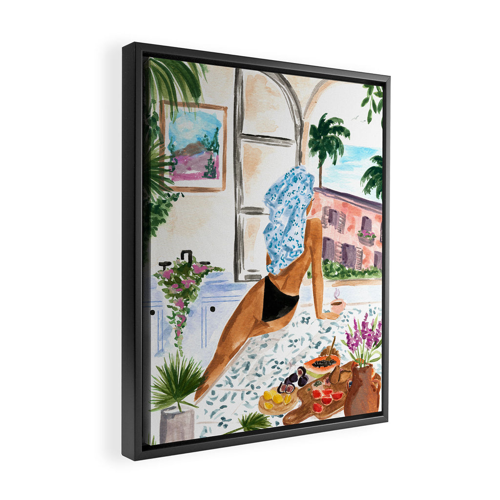 A Peaceful Morning Framed Canvas Print Gallery Image 2