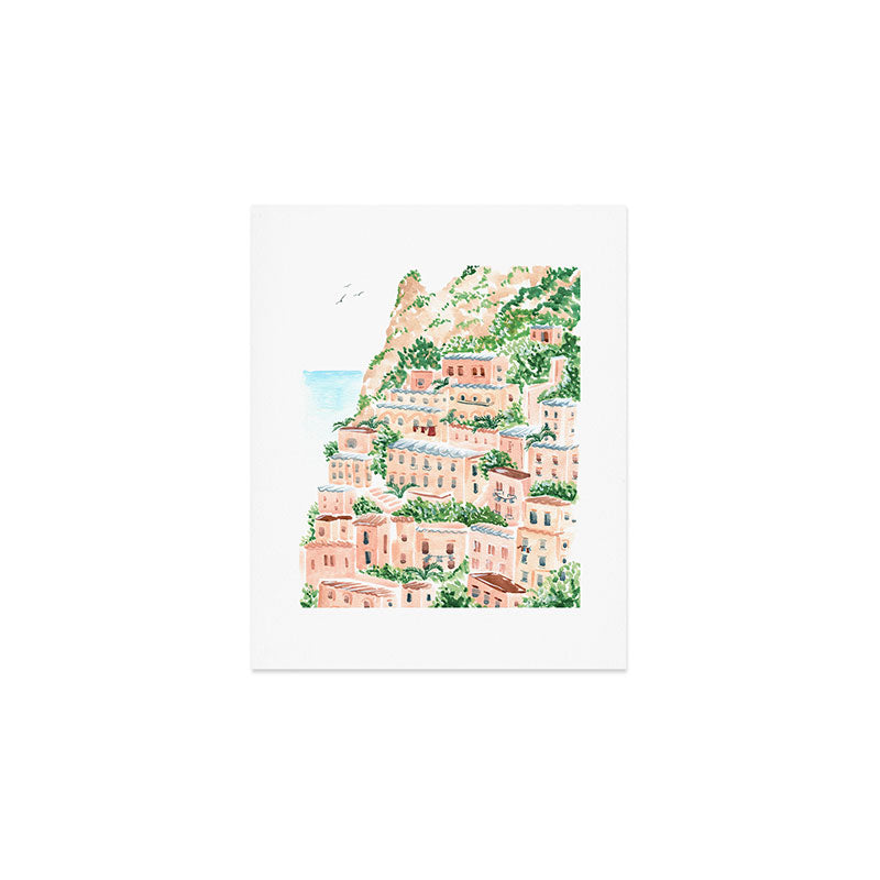 An Italian Shore Art Print Gallery Image 1