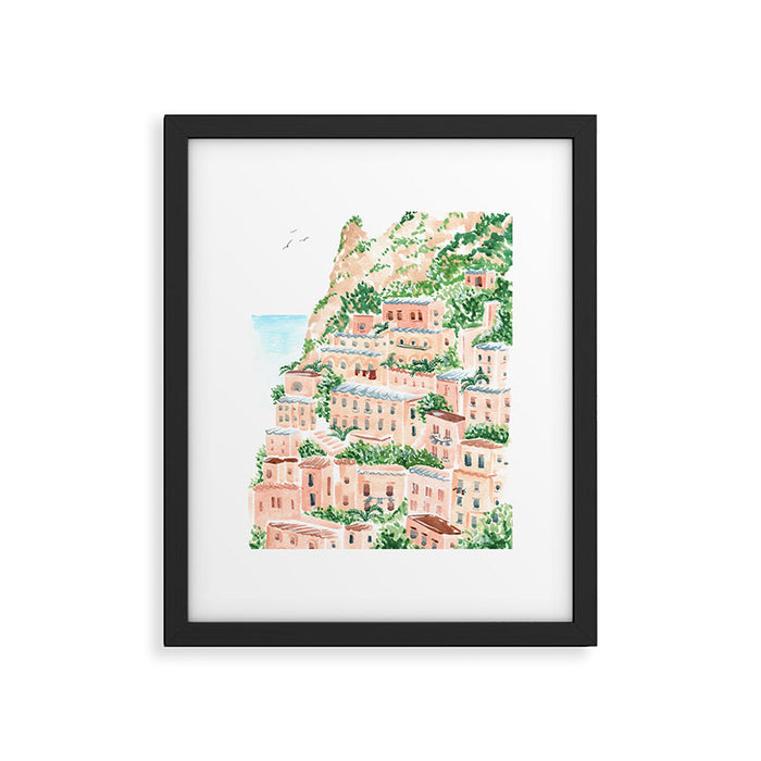 An Italian Shore Framed Art Print Gallery Image 1