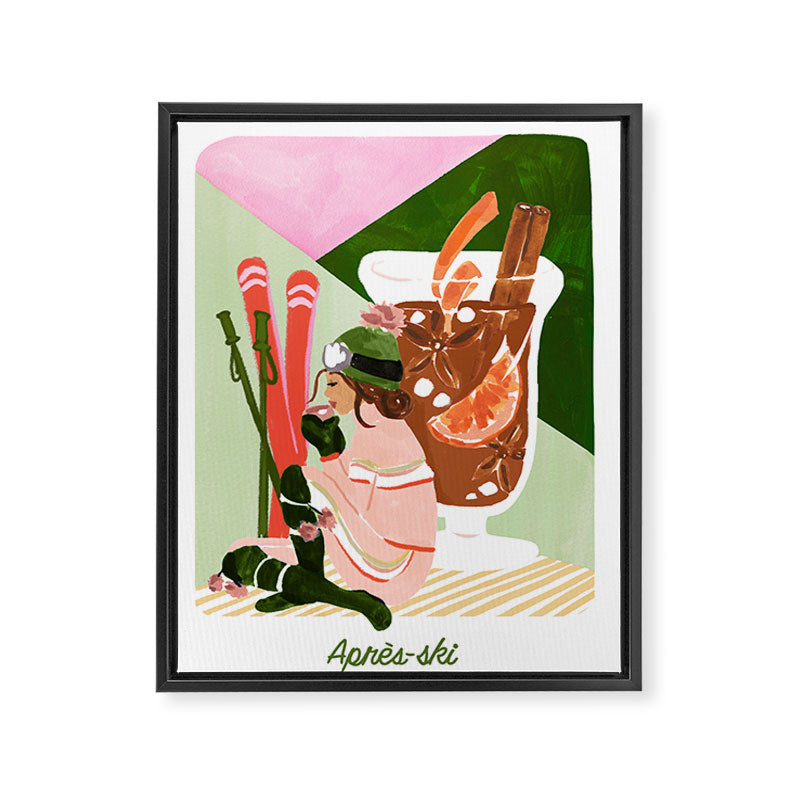Apres Ski Framed Canvas Print Gallery Image 6