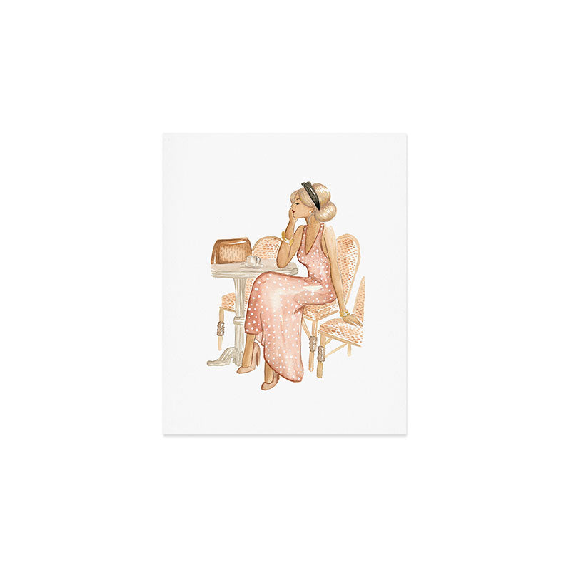 Au Café Art Print Gallery Image 1
