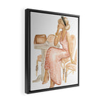 Au Café Framed Canvas Print Gallery Image 2