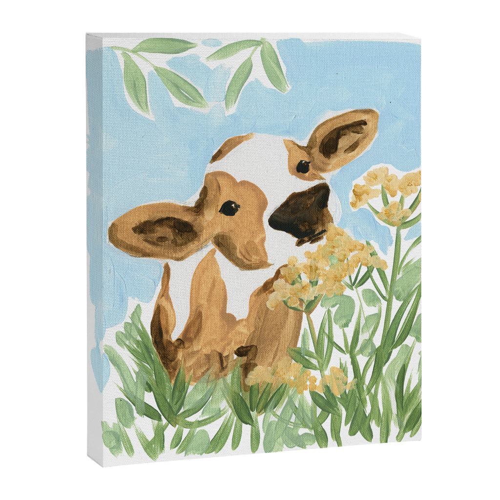 Baby Cow Canvas Print Gallery Image 6