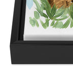 Baby Cow Framed Canvas Print Gallery Image 3