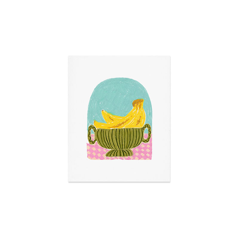 Bananas in Vase Art Print Gallery Image 1