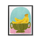Bananas in Vase Framed Canvas Print Gallery Image 6