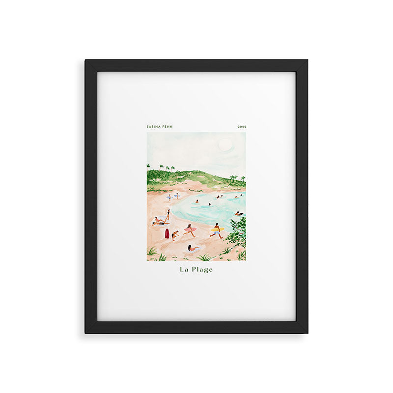 Beach Day Poster Print Framed Art Print Gallery Image 5
