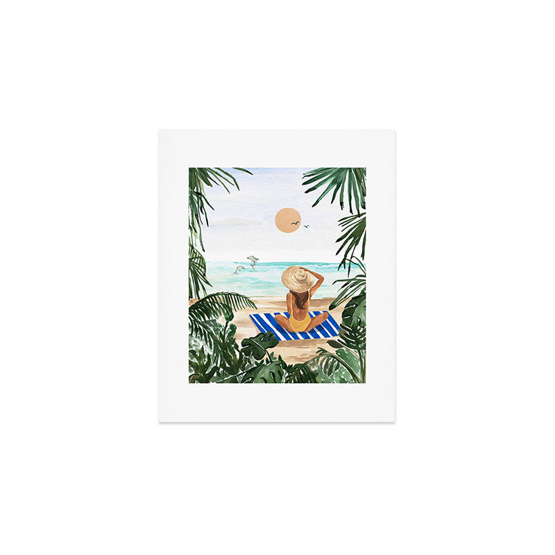 Beach Day Art Print Gallery Image 1