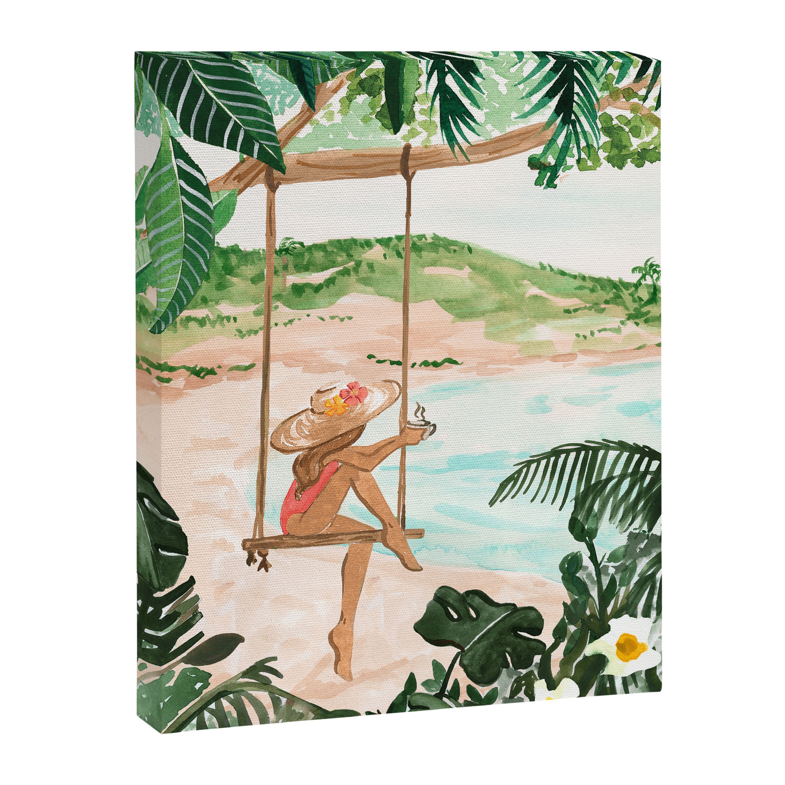 Beach Swing Canvas Print Gallery Image 6