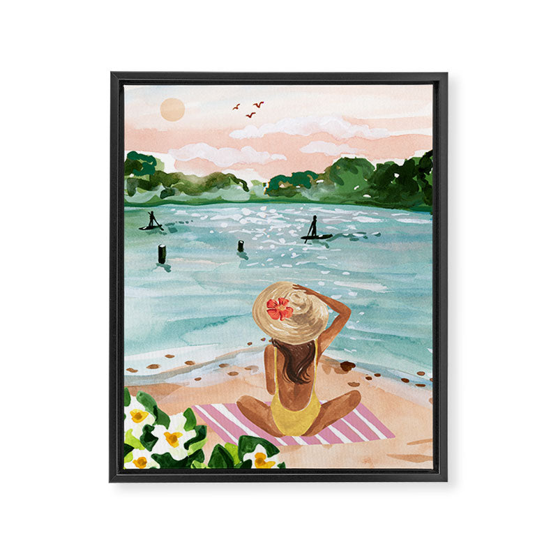 Beachside Dreaming Framed Canvas Print Gallery Image 6