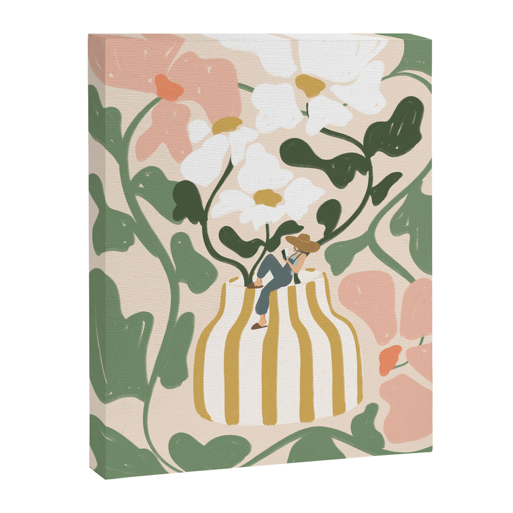 Bloom Reading Canvas Print Gallery Image 6