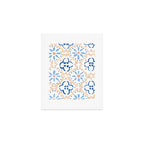 Blue Tiles Art Print Gallery Image 1