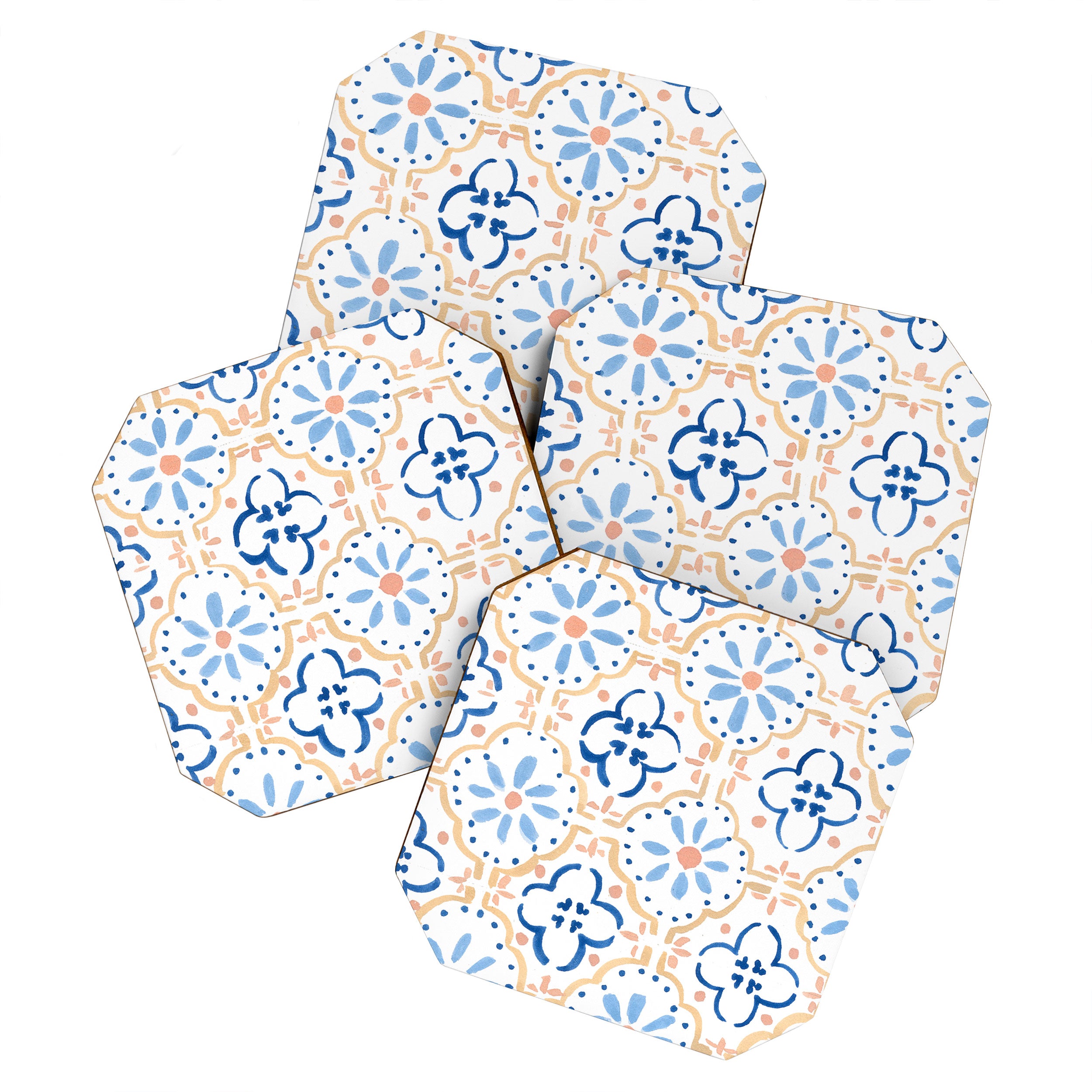 Blue Tiles Coaster Gallery Image 1