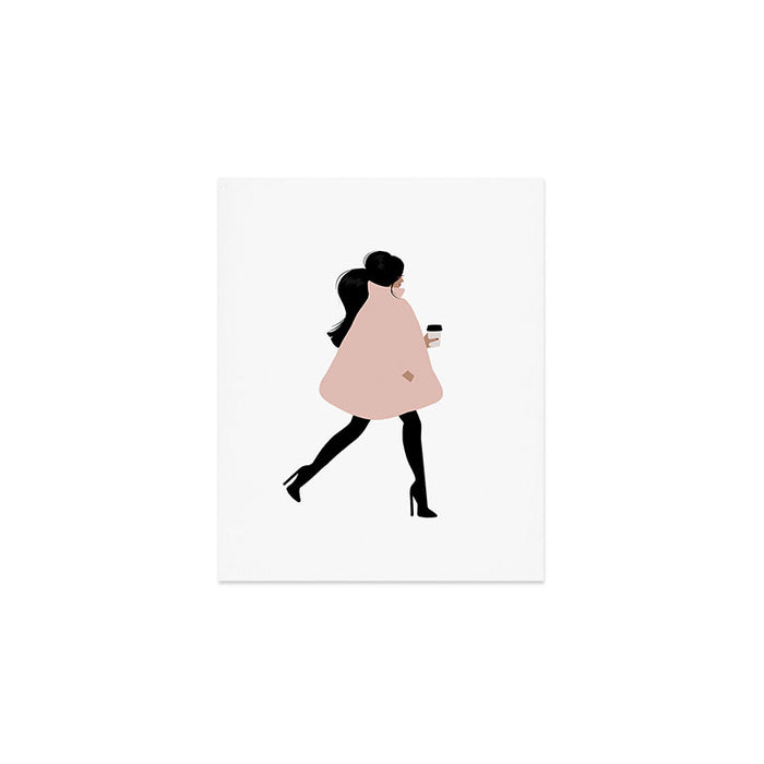 Bubble Coat Illustration by Sabina Fenn Art Print Gallery Image 1