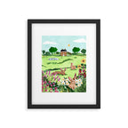 Bunnies in a Field Framed Art Print Gallery Image 5