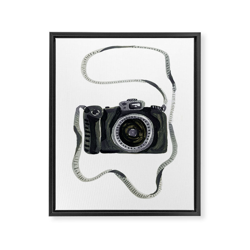 Camera Framed Canvas Print Gallery Image 6