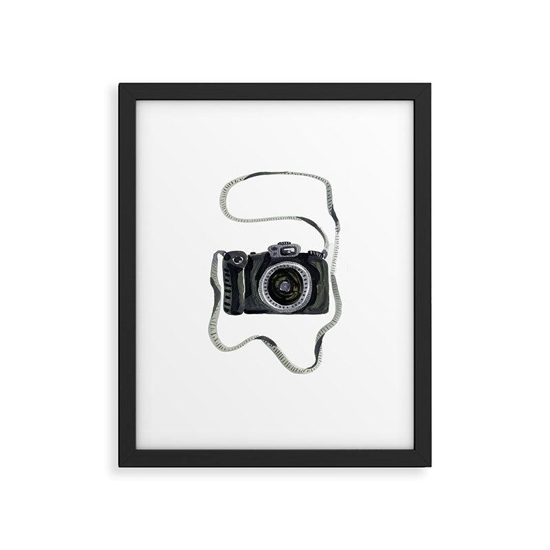 Camera Framed Art Print Gallery Image 5