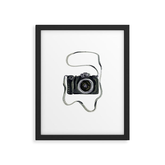 Camera Framed Art Print Gallery Image 1