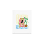 Cat on a Chair Art Print Gallery Image 1
