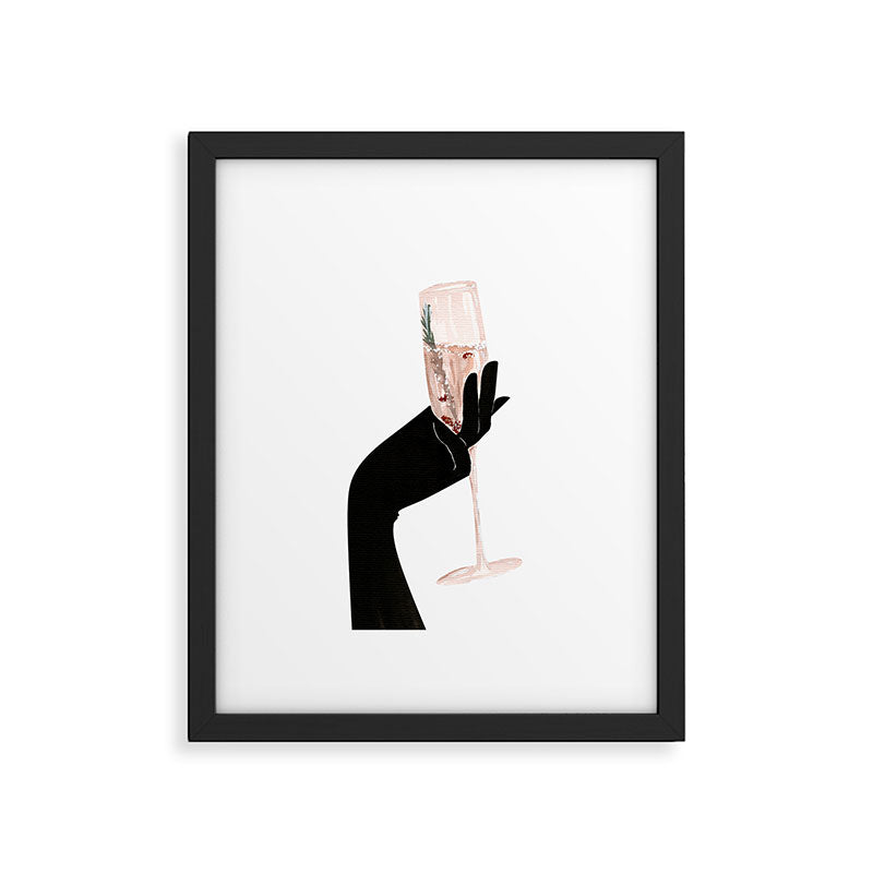 Champagne Chic Framed Art Print Gallery Image 4